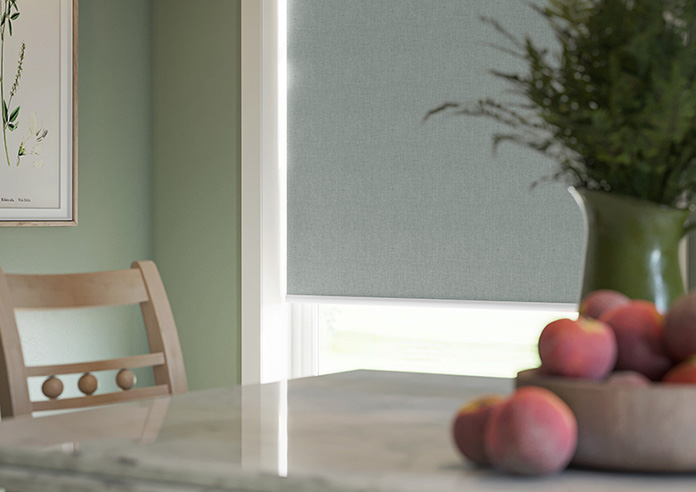 Zephyr (Blackout), Grey - Twist&Fit Roller Blind - Image 5